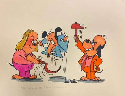 BARBEROUSSE (1920-2010). "La faucille et le marteau", pas le titre… | misc / divers