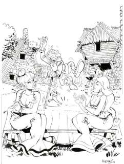Meynet, Félix - Dessin original - Hommage Ã  Astérix | Catawiki