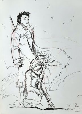 RUIZ Kenny Le chasseur... - Lot 482 - RUIZ Kenny Le chasseur d‘éclairs Belle dédicace sur...