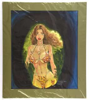 Cavewoman: an original watercolour artwork by Budd Root (Budd Root, 1996). | Ewbank’s