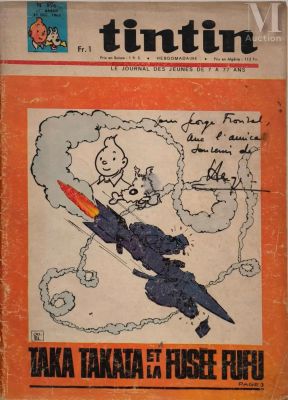 Herge (Georges Remi, 1907-1983) / Tibet / Graton | Lot 56 : Le journal Tintin n°896 (23 décembre 1965) | Millon