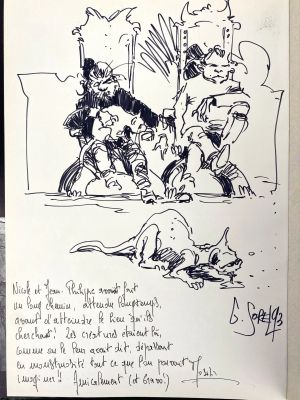 Sorel Guillaume L’île... | Lot 498 - SOREL Guillaume L’île des morts Dédicace sur l’album... | Vermot et Associés