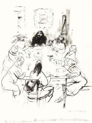 Caricatures, Page 1 of 2 | JOSEF HEGENBARTH; Der seltsame… | Galerie Laqua