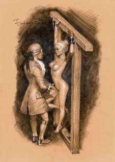 Von Gotha Erich | Petite Séance SM entre Aristocrates, dessin tiré des... | Vermot et Associés