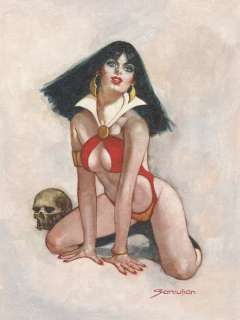 Vampirella - Original Painting - Sanjulian Signed - Oil on Canvas | Catawiki