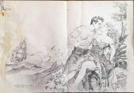 Biffignandi - Original sketch for a cover - Pencil | Catawiki