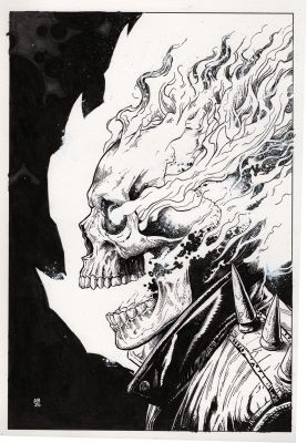 Avery Butterworth | Ghost Rider Original Art | Raremarq (Buy It Now)