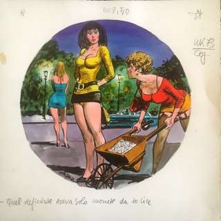 Buzzelli - Menelik - original illustration - Loose page | Catawiki