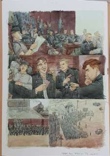 Terray, Marie - Planche originale couleur - Malgré nous T2 - Ostfront - (2010) | Catawiki