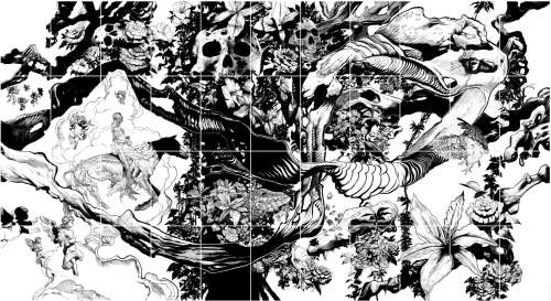 Georges Bess - Lieutenant Myrtille (Hommage a Jean Giraud), 2016-2017