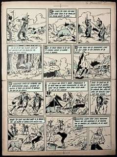 Bessy 10 - De Spookhengst - Indian ink and blue colored pencil on drawing board - (1953/1956) | Catawiki