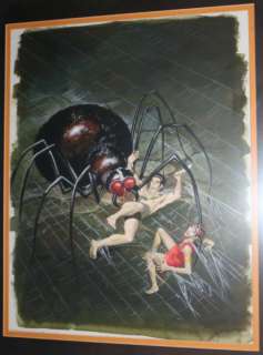 George Wilson - Edgar Rice Burroughs Korak, Son of Tarzan #39 Painted Art Cover - Gold Key - Giant Spider - 1971