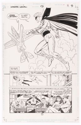 WONDER WOMAN VOL. 2 #131 MARCH 1998 ORIGINAL ART PAGE BY JOHN BYRNE. | Hake’s