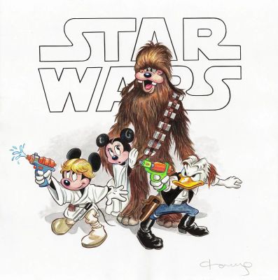 Galactic Mischief – Disney-Inspired Star Wars Ensemble | Corner4art