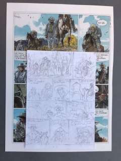 Hermann - Crayonné original - Duke T1 - La Boue et le sang - (2016) | Catawiki