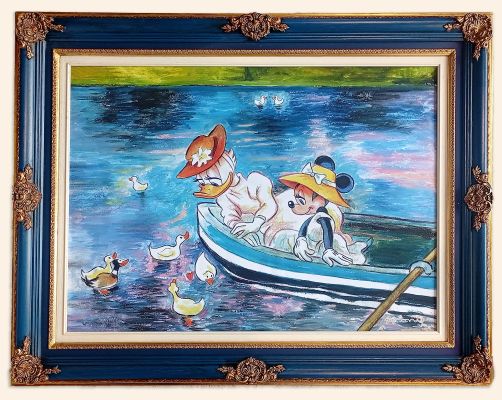 Minnie & Daisy Inspired by Mary Cassatt’s Summertime (1894) | Corner4art