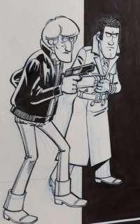 Turk - Dessin original - Page de titre - Clifton T3 - 7 jours pour mourir - (1979) | Catawiki