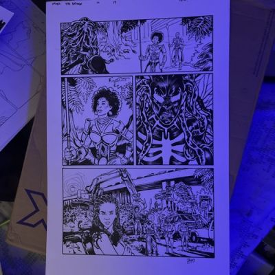 BLACK PANTHER UNDER THE BRIDGE #1 Page 19 Original Comic Art Tana Ford Marvel | eBay US (Buy It Now)