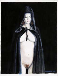 Tarumbana - Illustration Ã  la gouache représentant une femme…