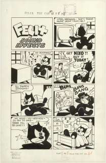 139: Messmer Felix #61 8 pgs 1955 original comic art | Russ Cochran