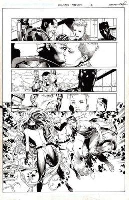 Cheung FCBD CIVIL WAR II 1 pg 2 1st EVER ULYSSES PAGE +1ST WASP (NADIA) ISSUE | eBay US