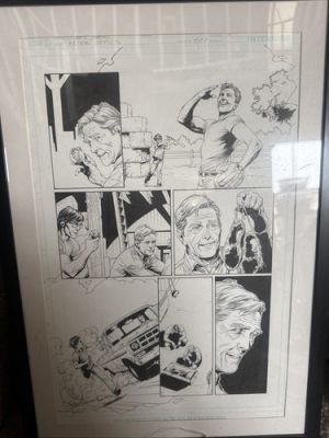 Action Comics #867 Original Comic Book Art Jon Ken Clark Superman Baseball Frank | eBay US (Buy It Now)