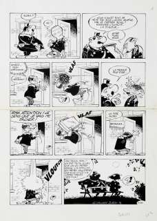 Kox - L‘Agent 212, planche n°41B Ã  l‘encre de Chine pu…