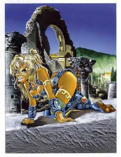 Crisse, Didier | ATALANTE Illustration en couleurs à la gouache, encre de | Cornette de St Cyr