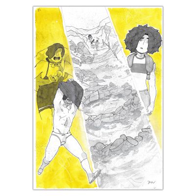 Anne Masse | Asphalte Sauvage - Planche originale 83 | Achetez de l’Art
