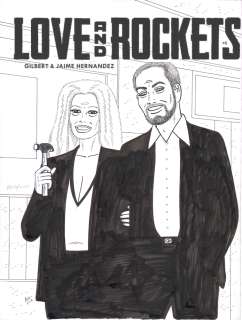 Gilbert Hernandez | L&R 6, Vol 4 Cover | ComicInkKing