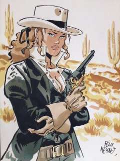 Meynet, Félix - Dessin original couleur - Sauvage | Catawiki