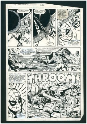 Milgrom, Al; Sinnott, Joe | The Avengers #236 Page 8 Original Comic Art by Al Milgrom. | Parigi Books