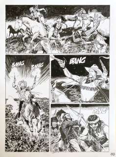 Tex Willer #5 - B. Brindisi - "I due disertori" tavola originale P. 114 - Loose page - (2019) | Catawiki