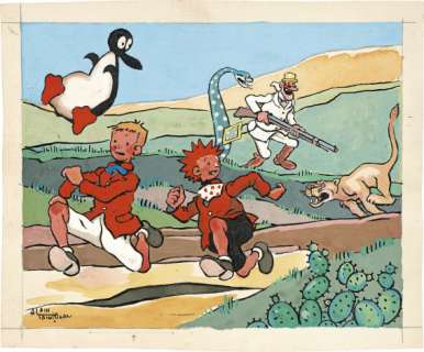 Alain Saint-Ogan - Zig et Puce dans le désert