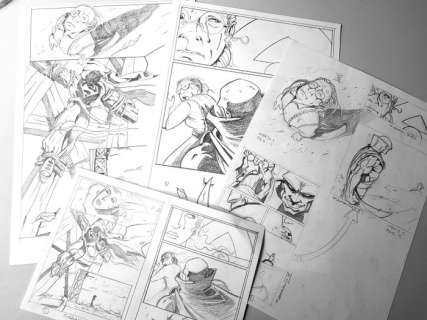 Superman - Super vs Martian Manhunter - Original Work (2007) | Catawiki