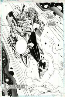 Justice Leage of America - planche originale - 11x17 SPLASH - DEMON #1 - Loose page - (1990) | Catawiki