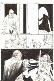 Alex Sanchez - Star wars : the old republic - issue 3 pg 3 - babe jedi lightsaber action