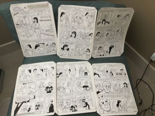 BETTY and VERONICA #331 Original Art by DAN DECARLO JR *Complete 6 Pg Story 1984 | eBay US (Buy It Now)