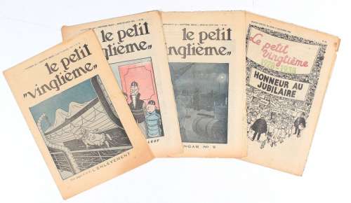 Petit Vingtième | 1934 n°46 + 1935 n°34 et 35 + 1938 n°49. Ensemb… | Banque Dessinée