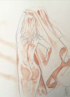 Pin Up - Illustrazione Originale Sexy di Marco Turini - Loose page