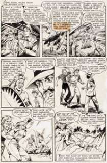 Kamen, Jack | Jack Kamen Rangers Comics #55 Story Page 2 Sky Rangers Original Art (Fiction House, 1950).... | Heritage