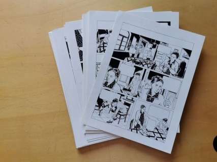 Il Teatro di Eduardo #9 - 57x tavole originali - "Le voci di dentro" - Loose page - (1999) | Catawiki