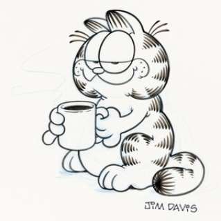 Davis, Jim | Jim Davis - Garfield Illustration Original Art (c.1980s).... | Heritage