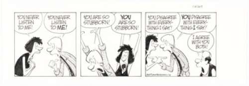 Jerry Scott and Jim Borgman Zits Daily Comic Strip Original Art dated 1-14-17 (King Features Syndicate, 2017). | Heritage