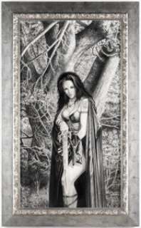 Larry Elmore - "The Gift" Warrior Woman Illustration Original Art (2007).