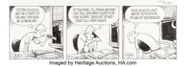 Jerry Scott and Jim Borgman Zits Daily Comic Strip Original Art dated 1-4-06 (King Features Syndicate, 2006). | Heritage