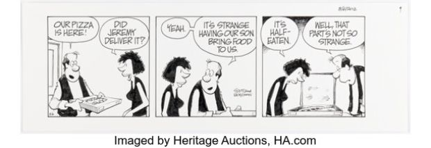 Jerry Scott and Jim Borgman Zits Daily Comic Strip Original Art dated 8-6-12 (King Features Syndicate, 2012). | Heritage