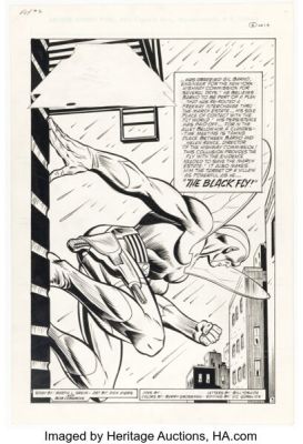 Dick Ayers and Archie Artist The Fly #11 Unpublished Splash Page 3 Original Art (Archie, c. 1984). | Heritage