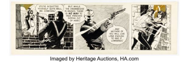 Al Williamson Secret Agent Corrigan Daily Comic Strip Original Art dated 12-17-68 (King Features Syndicate, 1968). | Heritage