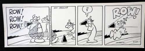 HÃ¤gar - - Hagar de verschikkelijke, originele strook in inkt - Loose page - First edition - (1987) | Catawiki